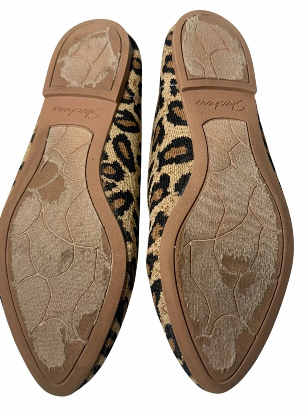 Skechers Flats 9 Cole Claw Animal Print Canvas Loafer
